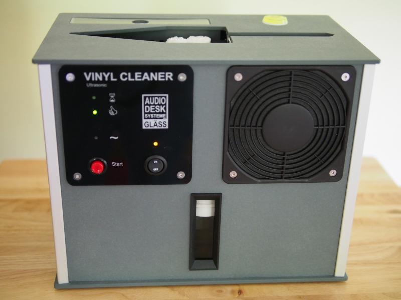 Audio Desk's Vinyl Cleaner, made by Reiner Glass in Germany